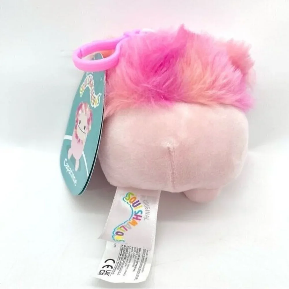 Squishmallow Caparinne Big Foot Clip Plush New